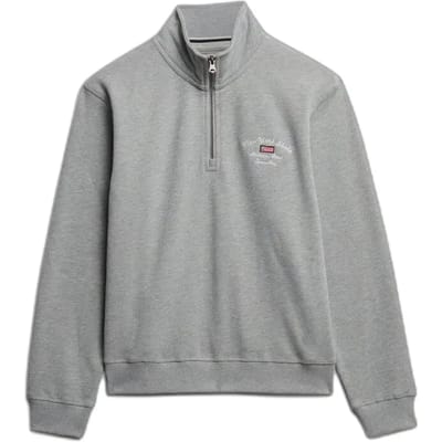 Dames sweatshirt met ronde hals en rits Superdry Athletic Essentials Graphic