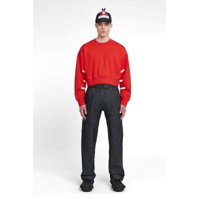 G-Star Gsxwvb Oversized Short Sweat Scarlet Taglia: XS | Maglioni a maglia Outlet | Uomo | Rosso