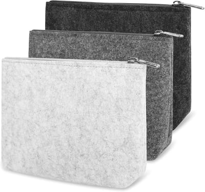 Grote multifunctionele make-up tas set van 3, organizer voor cosmetica en kantoorbenodigdheden, ideaal voor leraren en collega's