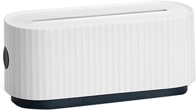 Kabelbeheerdoos - Kabelorganizer Opberger - Rommelige Kabels Verbergen - Kind- en Huisdierveilig - One Size - Wit