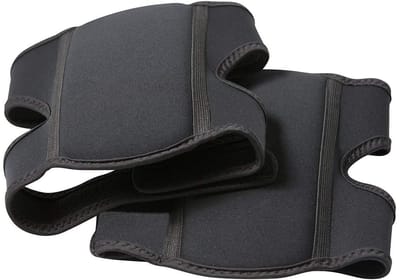 Kniebeschermers - Tuinkussens - Tuinieren Klussen - Verstelbare Klittenband - 3/4 inch dik - Zwart