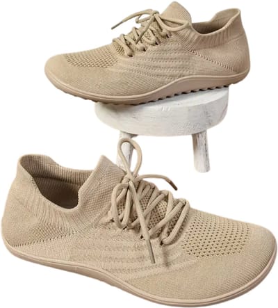Bovista Barefoot Schoenen - Waterschoenen - Aquashoes - Afzwemschoenen - Zwemles - Dames & Heren - Fitness - Sportschoenen - Khaki - Maat 38.5-39