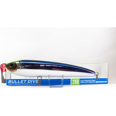 Leurre flottant Yo Zuri Duel Hardcore Bullet Dive 200 mm F1241-HSTI (5341) blue
