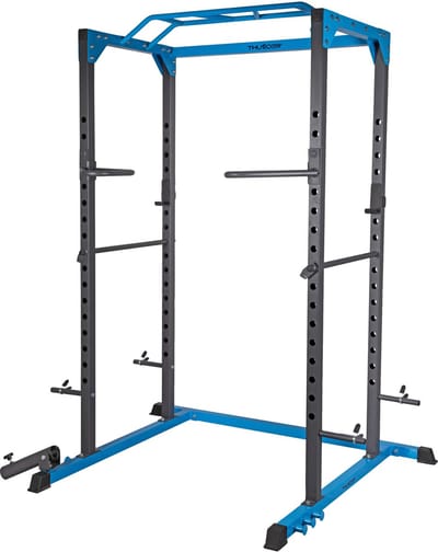 THUNDER GATE Power Rack – Multifunctioneel Squat Rack met Optrekstang voor Home Gym en Krachttraining – Verstelbare J-Hooks – Fitness Rack tot 200 kg