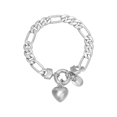 Armband - Chain Mara - Zilver - Cadeautip voor haar