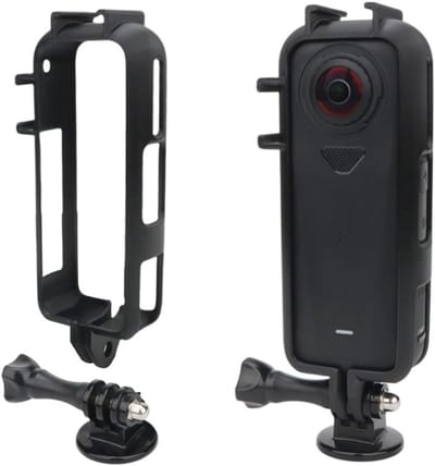 Camera Beschermframe - Actiecamera Kooi - Opnamen Maken - Extra Accessoire Poorten - Verticaal - Zwart
