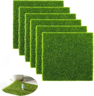 Miniatuur Tuin Kunstgras Matten - Weerbestendige Doe-het-zelf Gazon Decoratie
