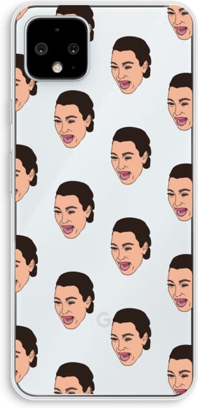Case Company® - Hoesje geschikt voor Google Pixel 4 XL hoesje - Ugly Cry Call - Soft Cover Telefoonhoesje - Bescherming aan alle Kanten en Schermrand