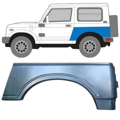 Reparatiepaneel achterspatbord voor Suzuki Samurai 1981- / Links