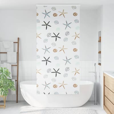 vidaXL - Doucherolgordijn - met - cassette - 110x240 - cm - stofbreedte - 106 - cm
