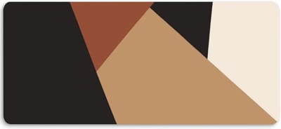 Uitgebreide XXL gaming geometrisch lijnpatroon muismat - antislip muismat 800 x 300 x 4 mm met genaaide randen