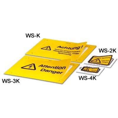 Phoenix Contact Waarschuwingscombibord Waarschuwing Zelfklevende folie 10 stuk(s)