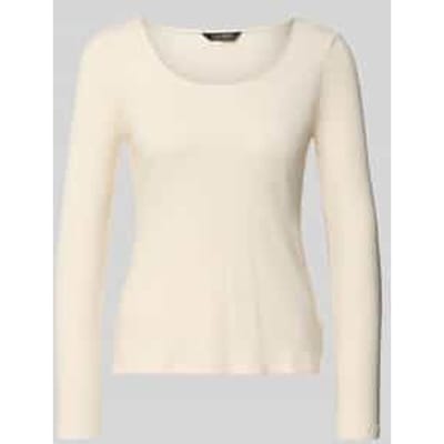 Shirt met lange mouwen in riblook, model 'CHITRA'