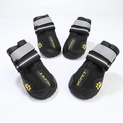 Reflecterende Hondenschoenen Sneaker Waterdicht Anti-Slip Winter Hondenlaarzen Schoenen Sokken Huisdierschoenen voor Husky Middelgrote Grote honden no.1
