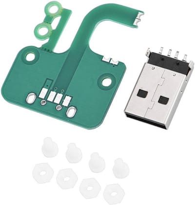 USB Adapter Board - Plug Board - Pi Zero Uitbreiding - Quick Plug Support - 1 USB Poort - Zwart