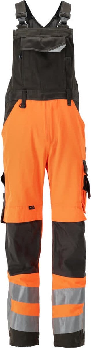 Mascot Safe Supreme Amerikaanse overall met kniezakken 15569-860 - hi-vis oranje/donkerantraciet - C46 - 76