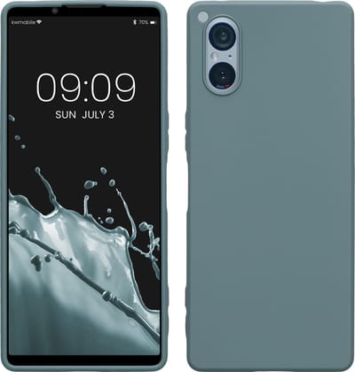 kwmobile telefoonhoesje geschikt voor Sony Xperia 5 V - Hoesje voor smartphone - Back cover in Arctische nacht
