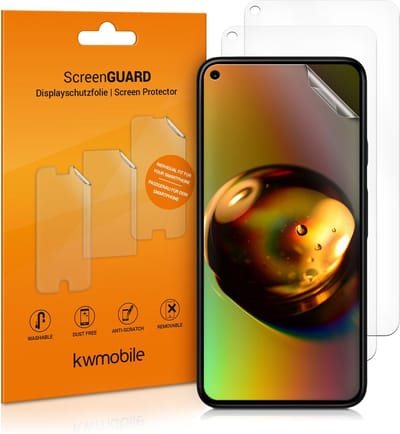 kwmobile 3x screenprotectors geschikt voor Google Pixel 5 - beschermende folie voor smartphone