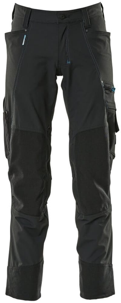 Mascot Advanced Broek met kniezakken 17179-311 - Zwart - C46 - 76