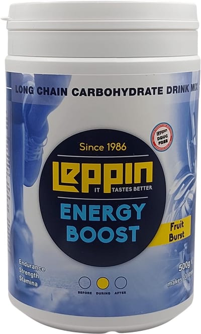 Leppin sportdrank |Leppin Energy Boost 500gr | Fruit burst