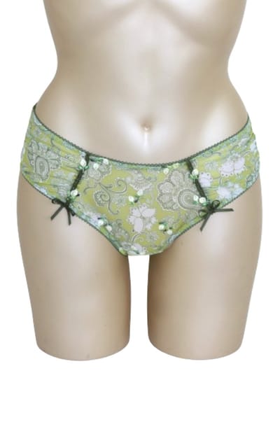 Freya - Leona - Prachtige slip met verschillende groentinten- Maat S / 36