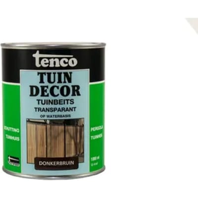 Tenco Buitenbeits Tuindecor - Donkerbruin - Zijdeglans - 1l