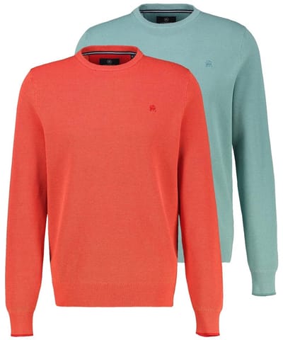 LERROS Heren trui 2 pack Basic