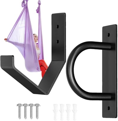 Battle Rope Organizer - Touwhal Houder - Sporten Thuis - Versterkt Stalen Frame - 27 x 21 x 7 cm