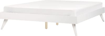 BERRIC - Tweepersoonsbed - Wit - 160 x 200 cm - MDF