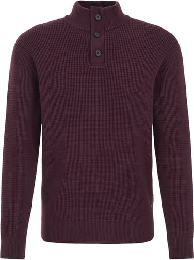 WE Fashion Pullover Aubergine Taglia: 3XL | Maglioni a maglia Outlet | Uomo