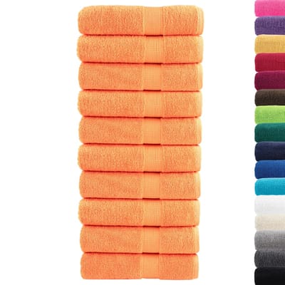 vidaXL - Badhanddoeken - SOLUND - 10 - st - 600 - g/m² - 100x150 - cm