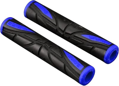 Remhendel Hulzen - Fietsgrepen Rubber - Comfortabel Fietsen - Antislip Grip - 2 stuks - Blauw