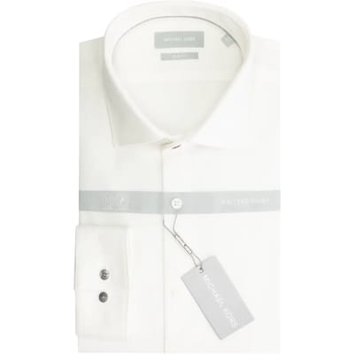 Slim fit piqué shirt Michael Kors Solid