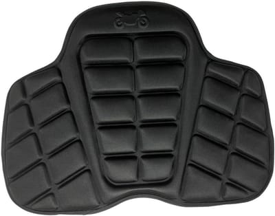 Motor Zitkussen - Opblaasbaar Kussen - Comfortabel Rijden - Schuim en Spons - 55 x 40 cm - Zwart