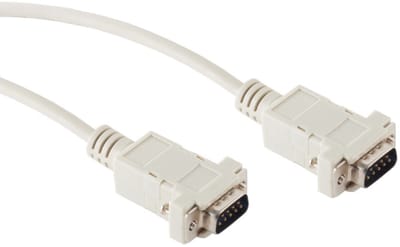 Seriële RS232 kabel 9-pins SUB-D (m) - 9-pins SUB-D (m) - 5 meter