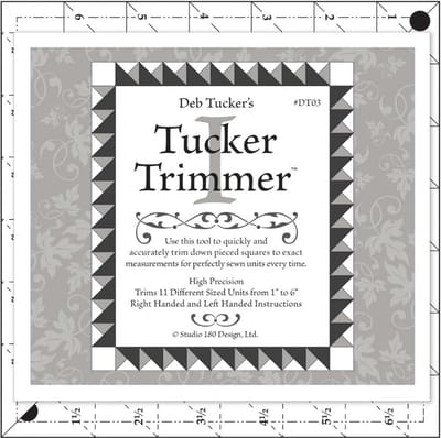 Quilt Liniaal en Trim Tool Halve en Hele Inch voor Nauwkeurig Snijden