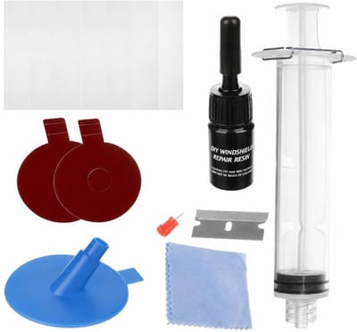 TLVX Auto ruit schade herstel set - Kras ruit verwijderaar - Glazen herstel - Schade glas herstel - Auto schade herstel voorruit -  Auto glass repair kit - Autoraam reparatie