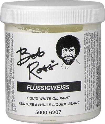 Bob Ross liquid white Olieverf - Witte Verf - Achtergrond verf - 473ml