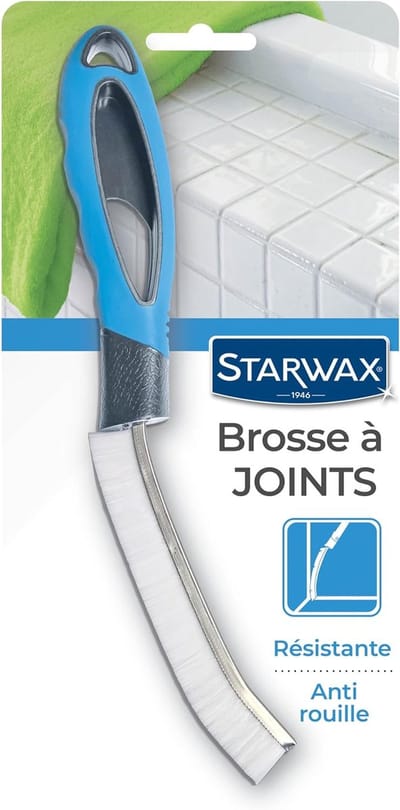 6 x STARWAX Voegborstel – Ergonomisch & Antislip – Krachtige Reiniging van Tegelvoegen – Voor Badkamer & Keuken