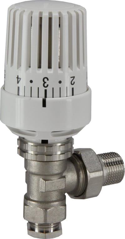 Sanifun Thermostatische Radiatorkraan Haaks 1/2 x 15 mm – Messing