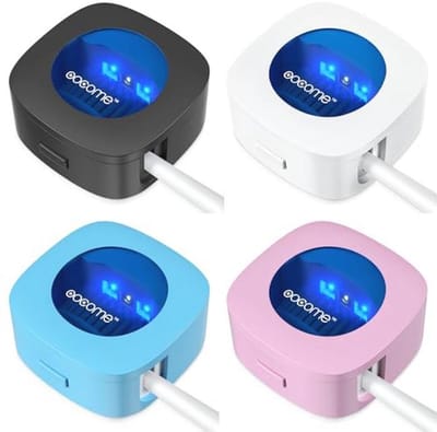 Draagbare Diepe UV Tandenborstel Sterilisator met Organizer en Sticker voor Reizen
