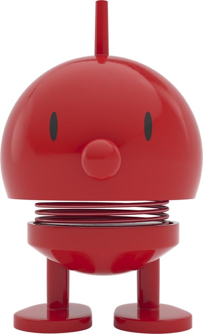 Hoptimist Bumble Beeldje - S - Rood - Beeldjes Decoratie voor Kantoor, Kamer en Woonkamer - Cadeau Idee voor Mannen, Vrouwen en Kinderen
