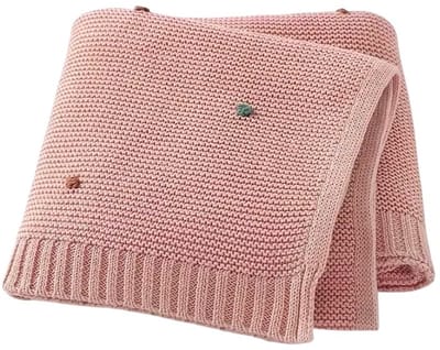 Babydeken | Roze | Deken voor wieg | Deken voor kinderwagen | Wikkeldeken baby | 90 x70 | Katoen | My Bags and Basics |