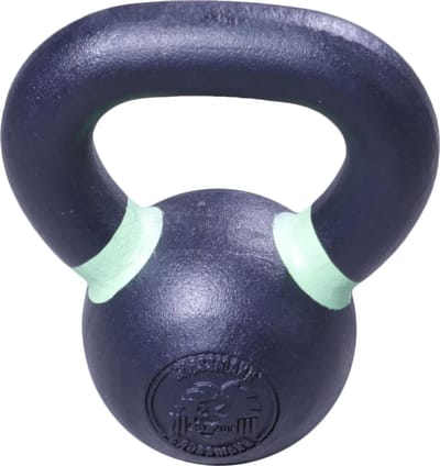 Lifemaxx Crossmaxx Kettlebell - Gietijzer met Poedercoating - 4 kg