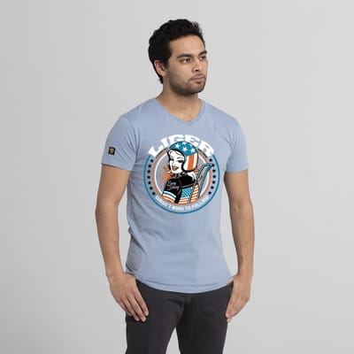 LIGER - Limited Edition van 360 stuks - Claudia Hek - Pin Up - T-Shirt - Maat L