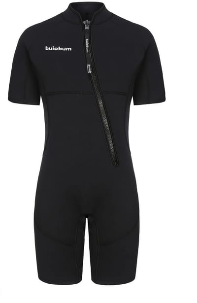 Livano Wetsuit Heren - Swimsuit - Shorty - Surfpak - Duikpak - Lange Mouw - Zwemsuit - Zwart - XS