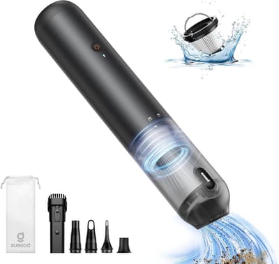Draagbare Stofzuiger - Auto Stofzuiger - Snel Interieur Reinigen - 1 Uur Looptijd - 120 Watt - Zwart