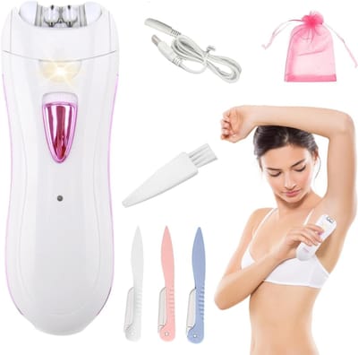 SVN® Epileerapparaat dames - Epilator Gezicht & Lichaam - Ladyshave – Wit - 12cm x 4cm x 2cm