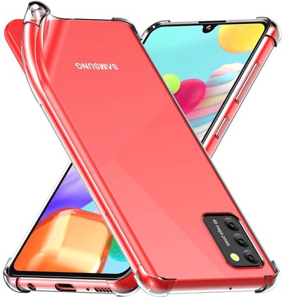 ebestStar - Hoes geschikt voor Samsung Galaxy A41, Silicone Slim Cover Case, Versterkte Hoeken en Randen hoesje, Transparant