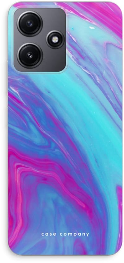 Case Company® - Hoesje geschikt voor Xiaomi Redmi 12 hoesje - Zweverige regenboog - Soft Cover Telefoonhoesje - Bescherming aan alle Kanten en Schermrand